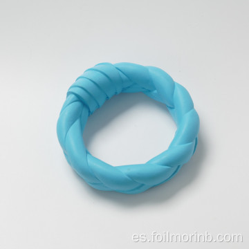 Anillo de juguete para mascotas masticable para perros de caucho natural saludable